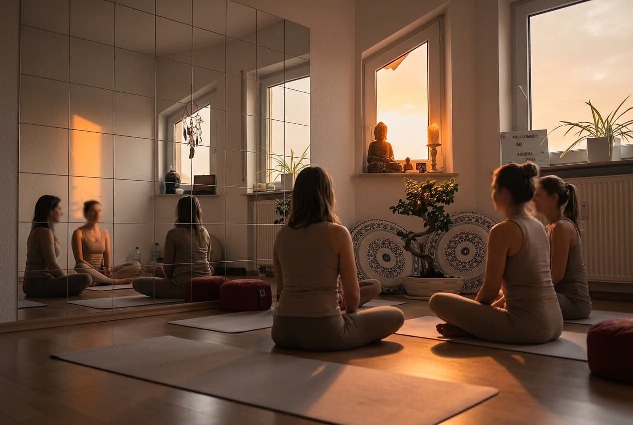 Yoga-Workshop in kleiner, intimer Gruppe im Aurora-Studio Zürich